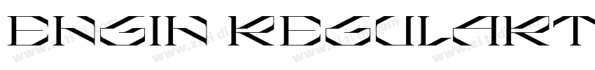 Engin Regularttf字体转换